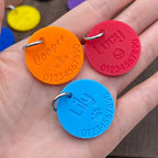 Circle Silicone Pet Tag
