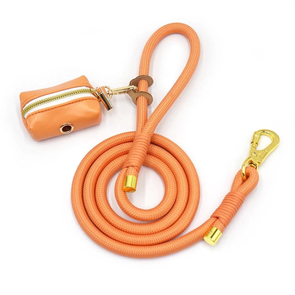 Orange Leather + Rope