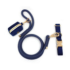 Navy Blue Velvet + Rope