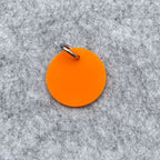 Circle Silicone Pet Tag