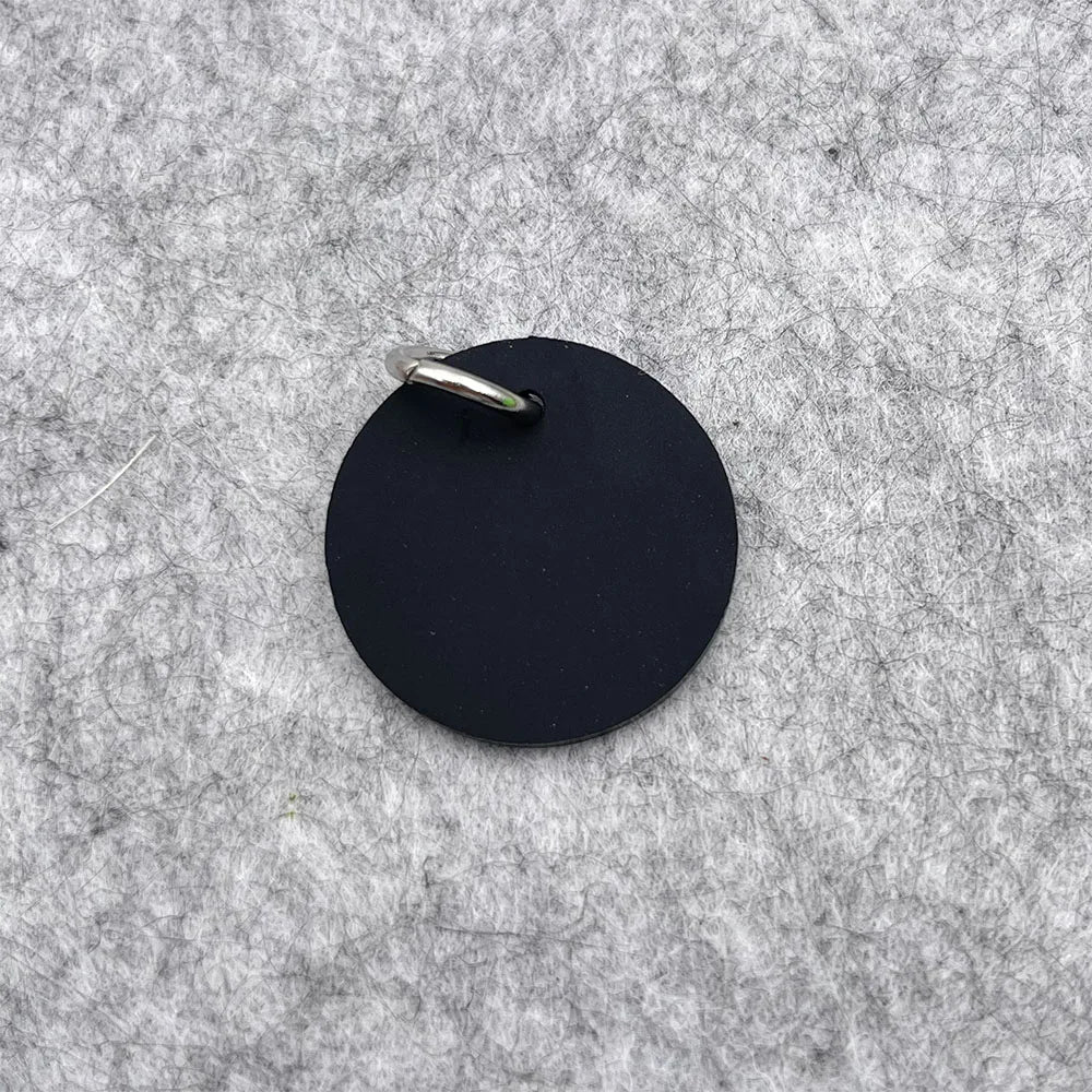 Circle Silicone Pet Tag
