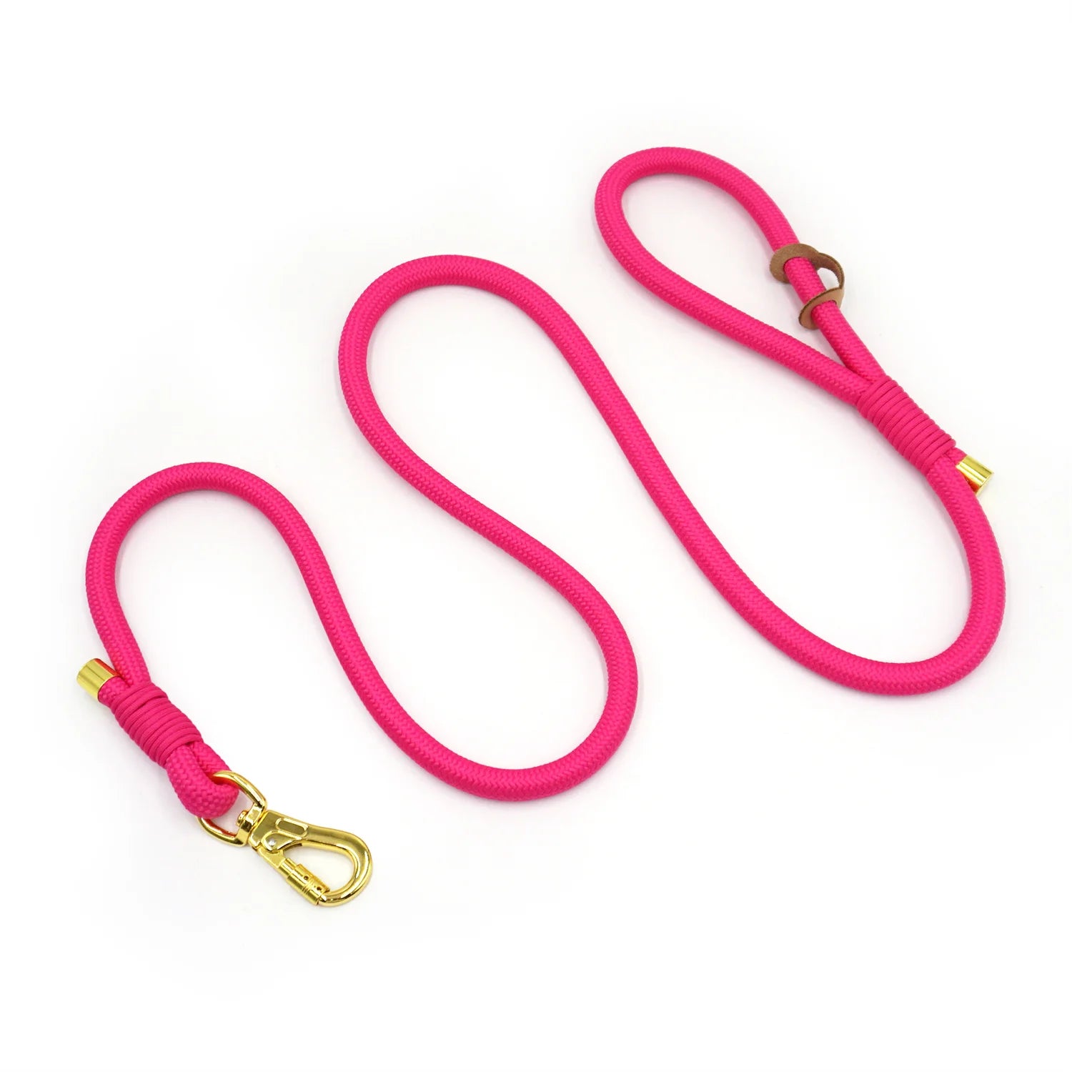 Hot Pink Leather + Rope