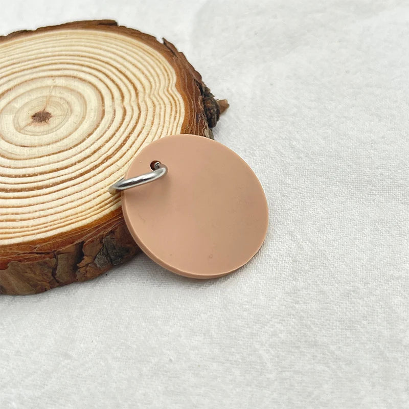 Circle Silicone Name Tag