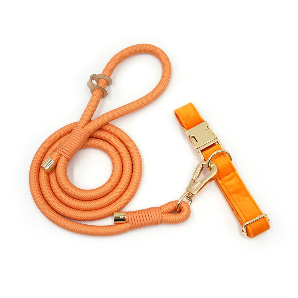 Orange Velvet + Rope
