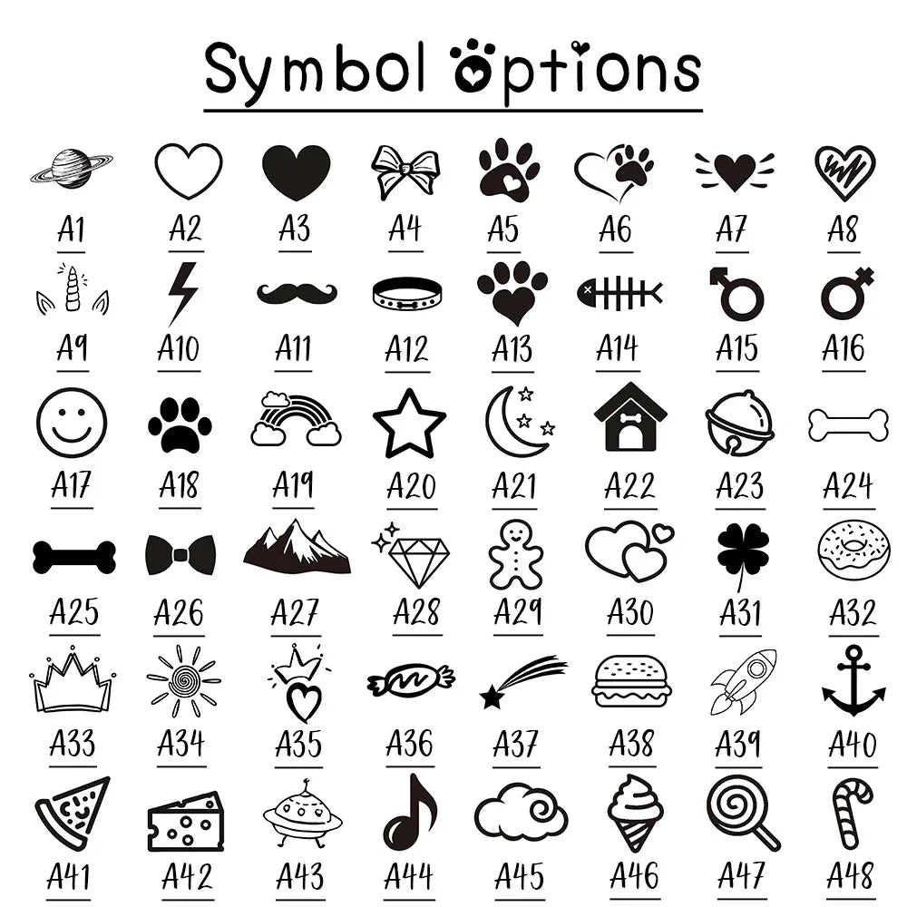 Circle Silicone Pet Tag