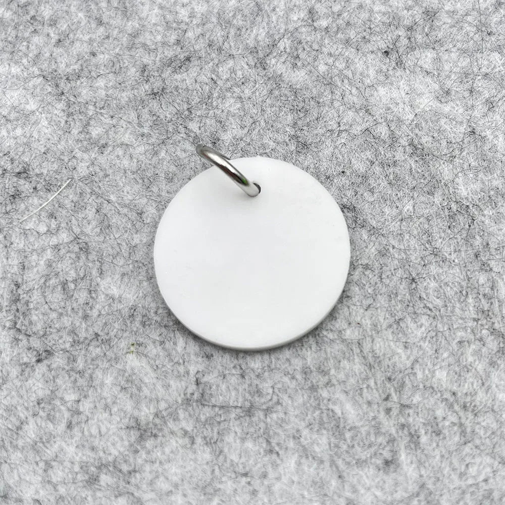 Circle Silicone Pet Tag