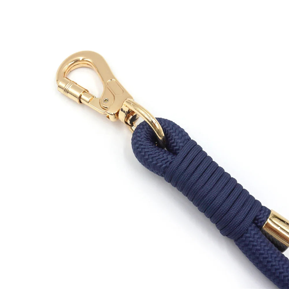 Navy Blue Velvet + Rope