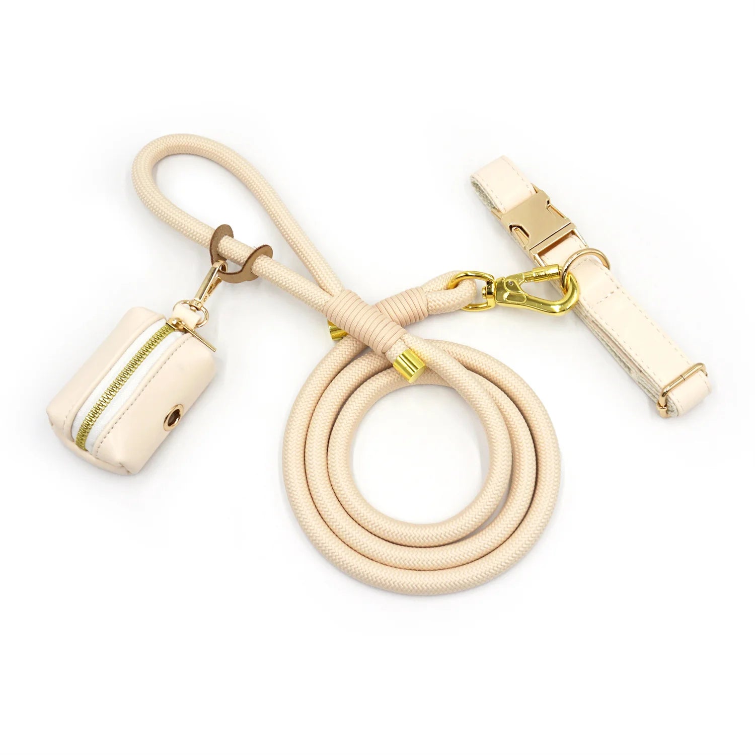 Cream Leather + Rope