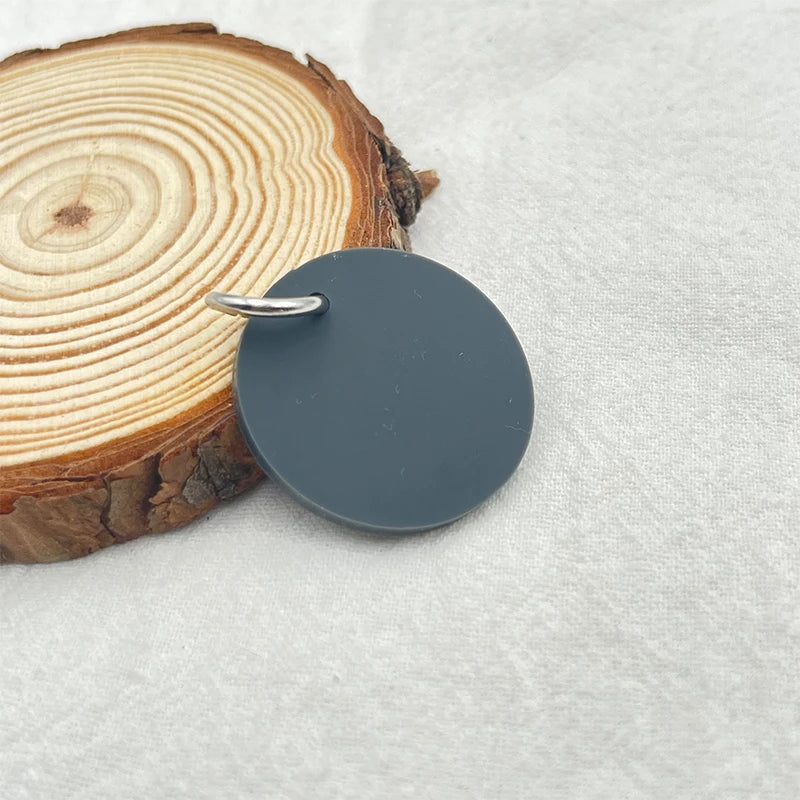 Circle Silicone Name Tag