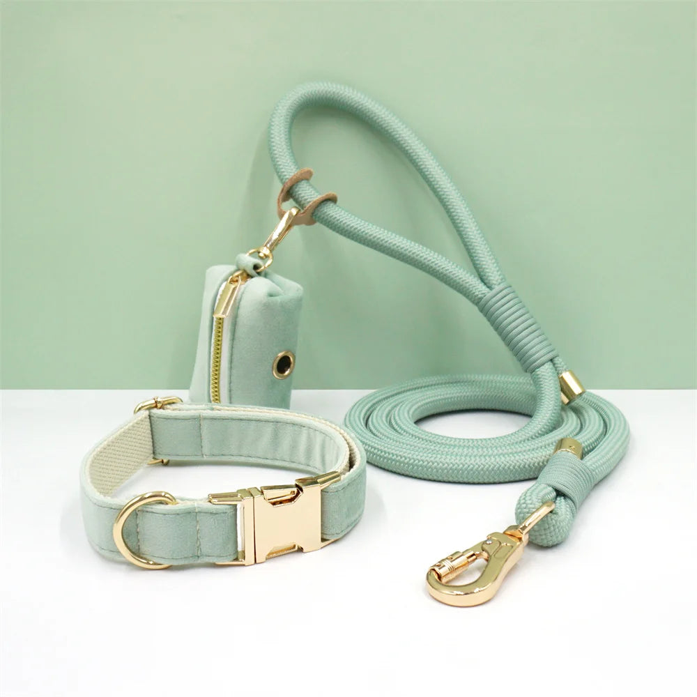 Mint Green Velvet + Rope