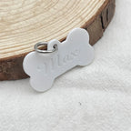 Bone Silicone Name Tag