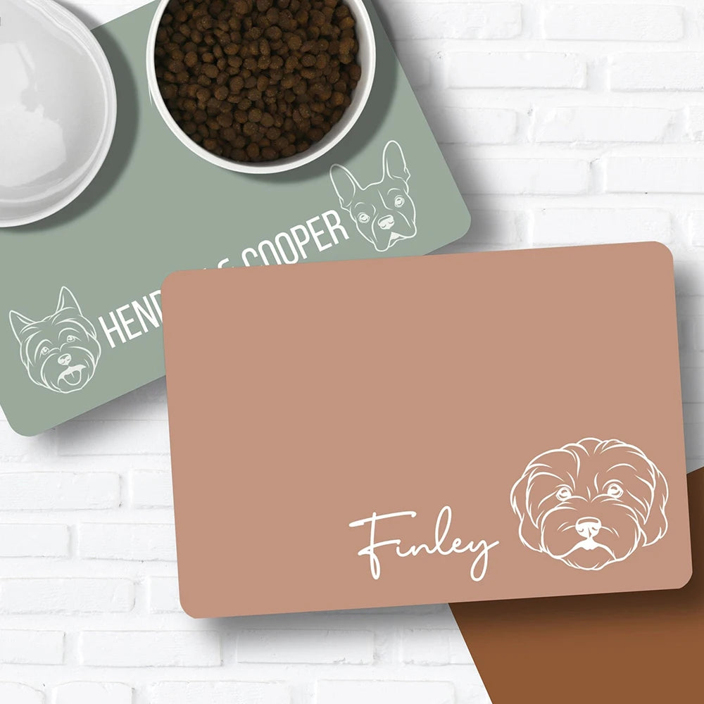 Non-Slip Custom Pet Feeding Mat