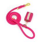 Hot Pink Leather + Rope