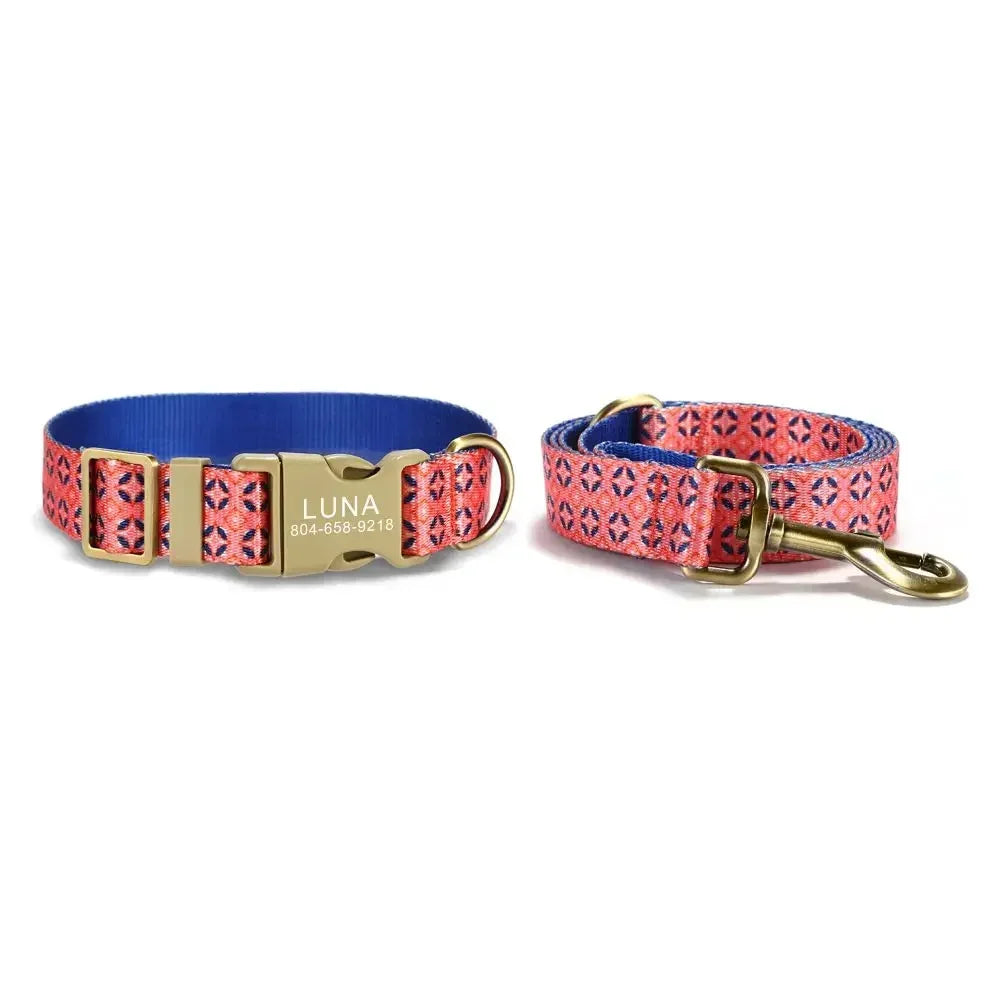 Pink Blue Geometric
