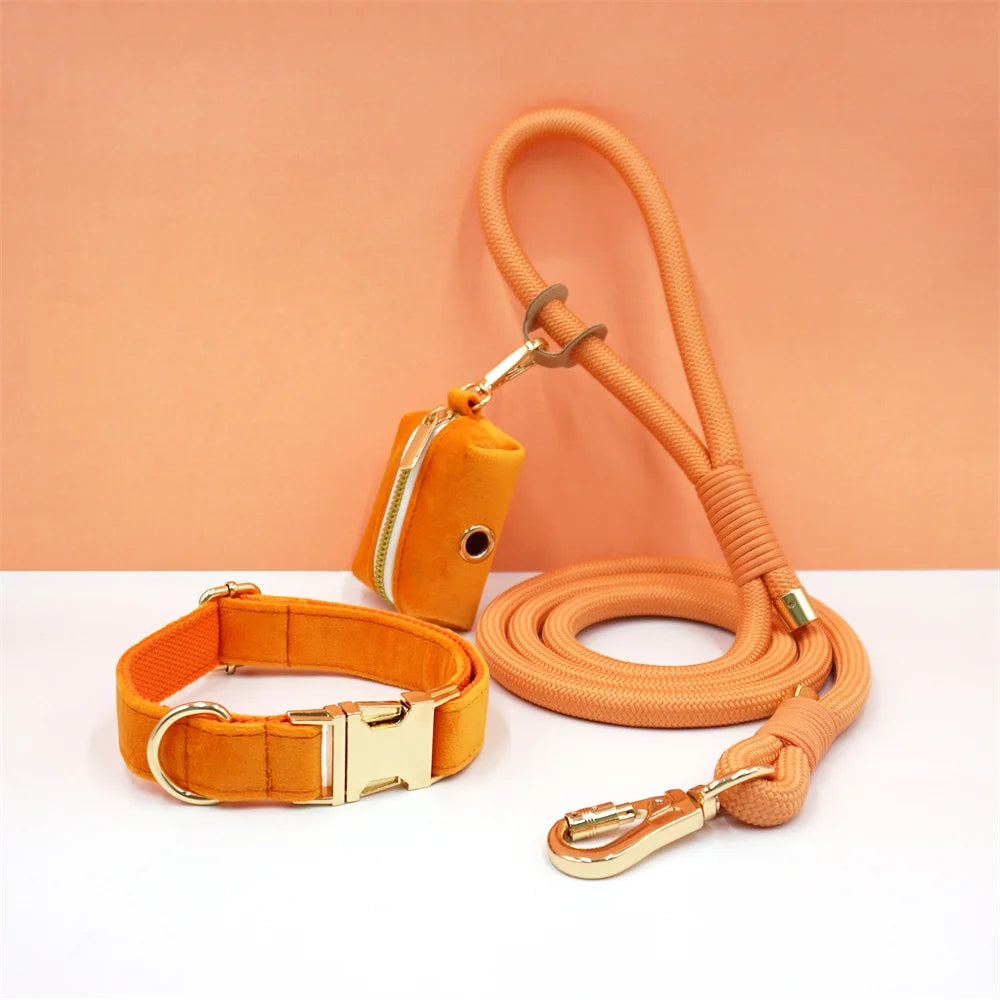 Orange Velvet + Rope
