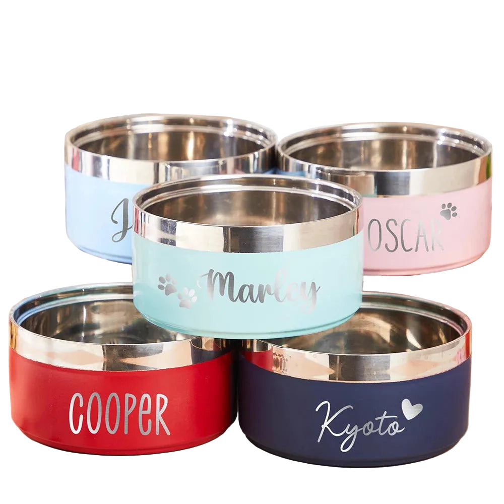Custom Stainless Steel Dog Bowl