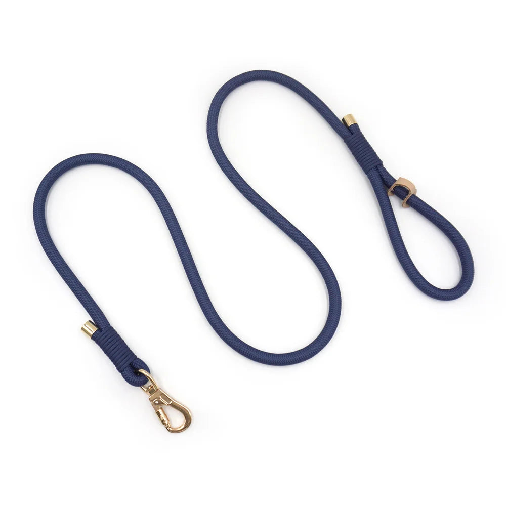 Navy Blue Velvet + Rope