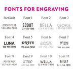 Personalized Dog Collar Customized Pet Collars Free Engraving ID Nameplate Tag Pet Accessory Mermaid Puppy Collars Leash