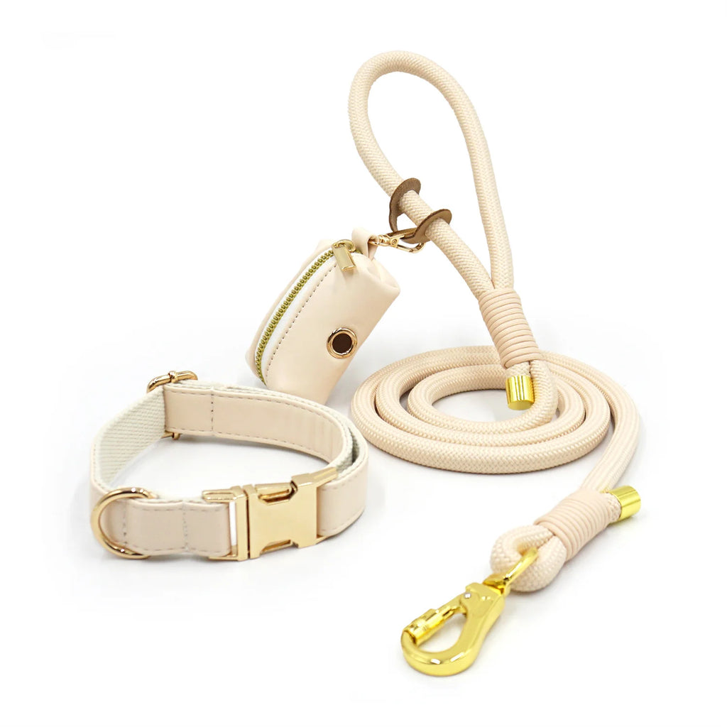 Cream Leather + Rope