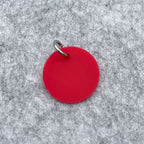 Circle Silicone Pet Tag