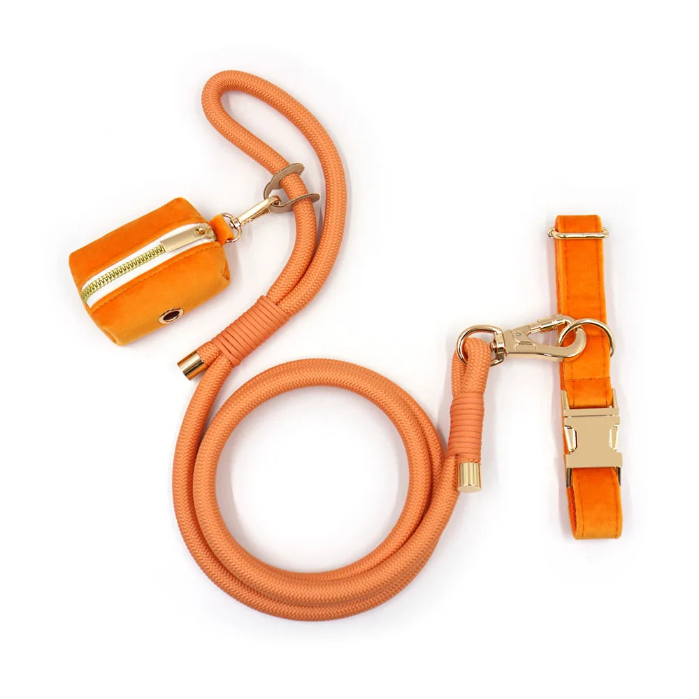 Orange Velvet + Rope