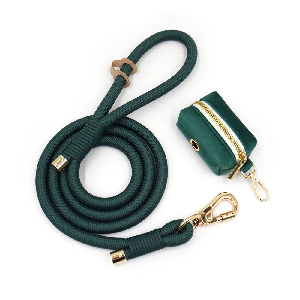 Emerald Green Velvet + Rope
