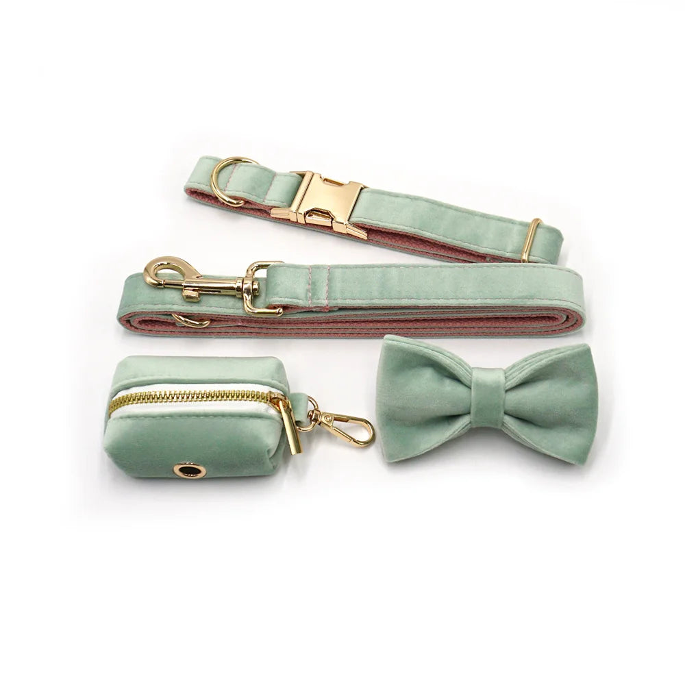 Mint Pink Velvet
