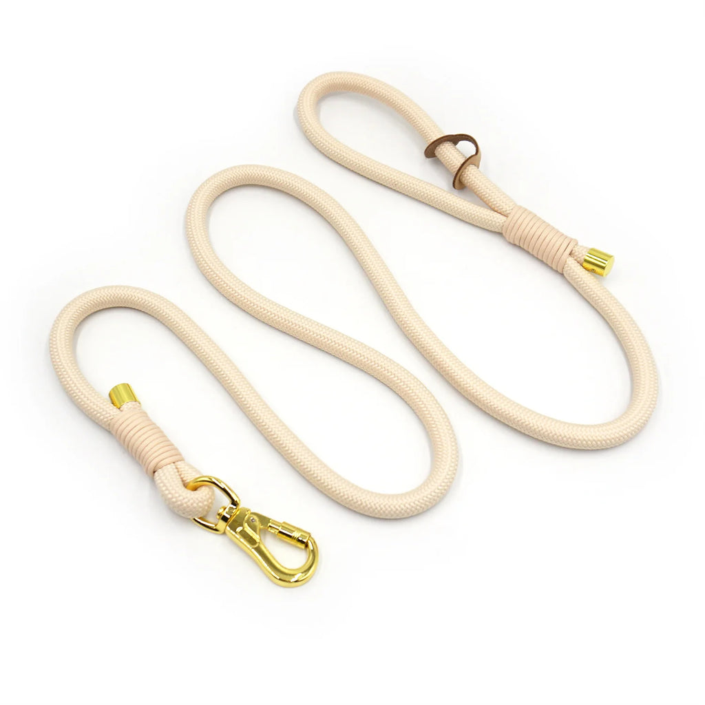 Cream Leather + Rope