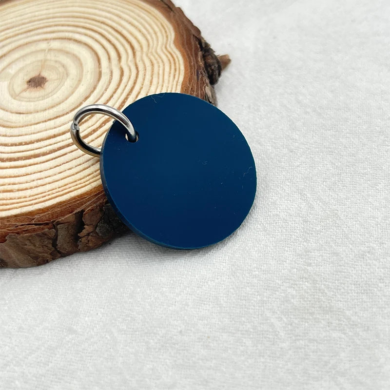 Circle Silicone Name Tag