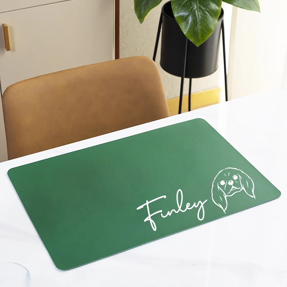 Non-Slip Custom Pet Feeding Mat