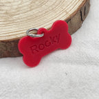 Bone Silicone Name Tag
