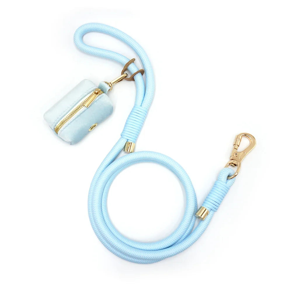 Sky Blue Velvet + Rope