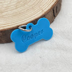 Bone Silicone Name Tag