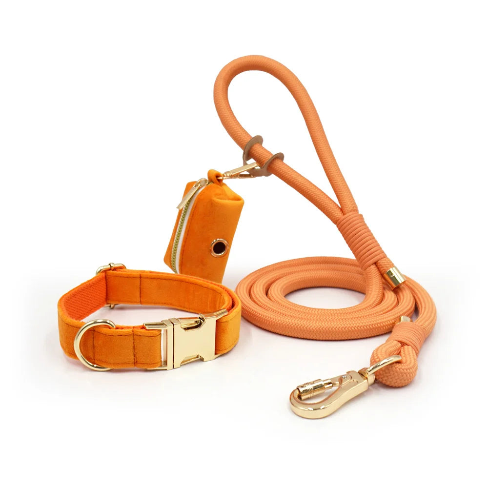 Orange Velvet + Rope