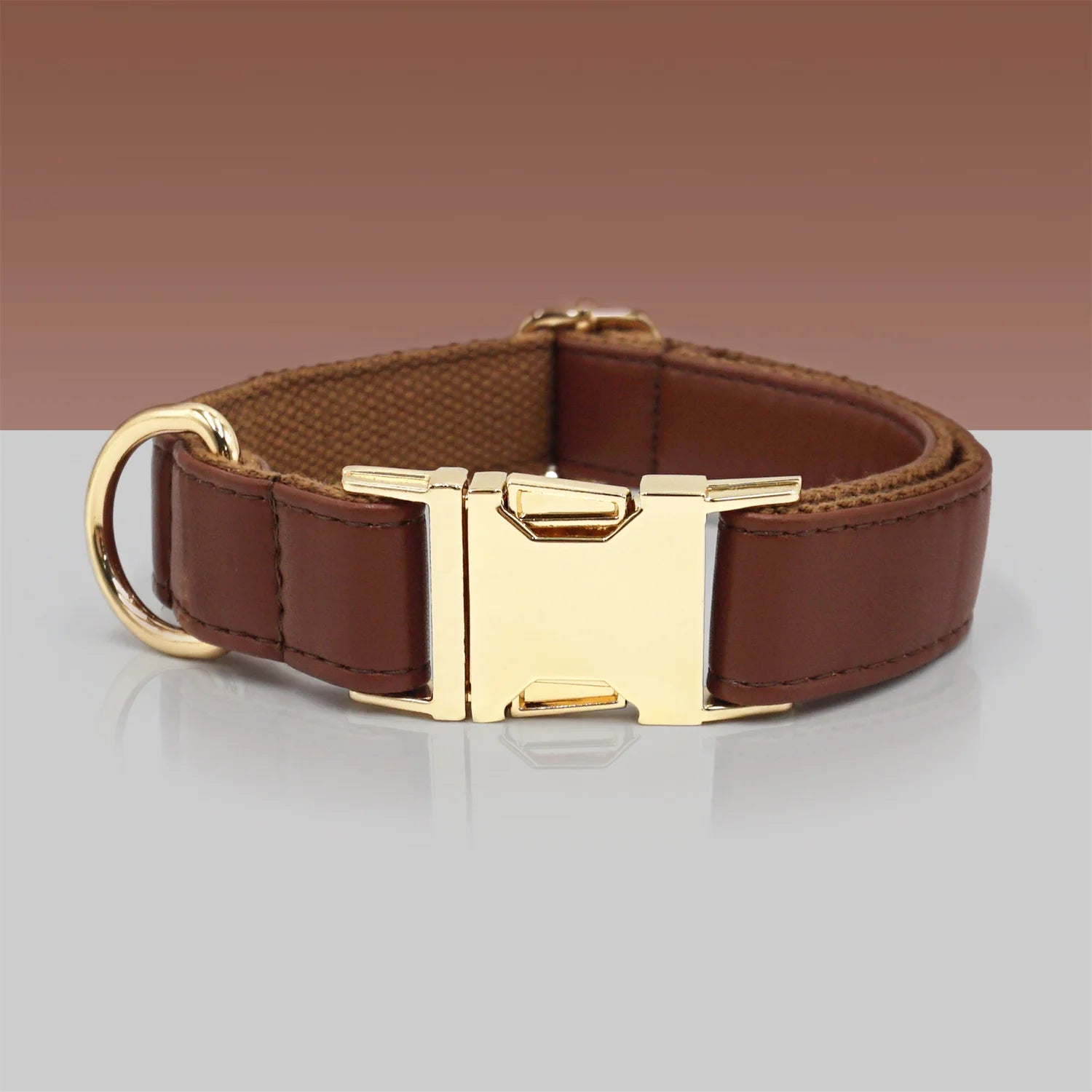 Coffee Brown Leather + Rope