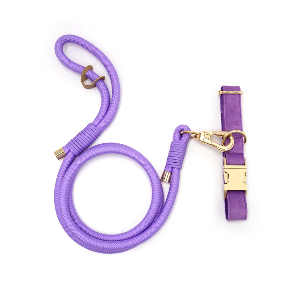 Purple Velvet + Rope