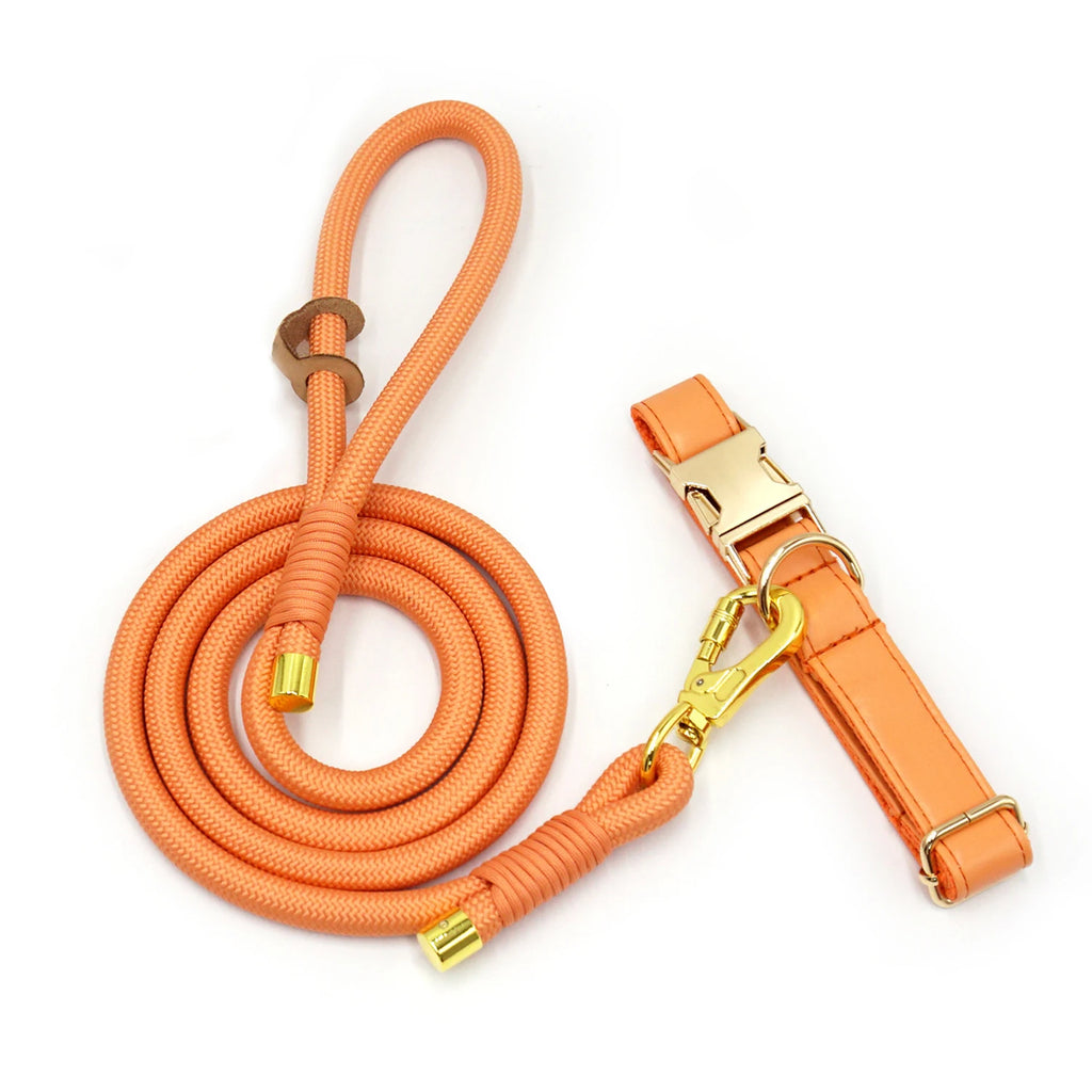 Orange Leather + Rope