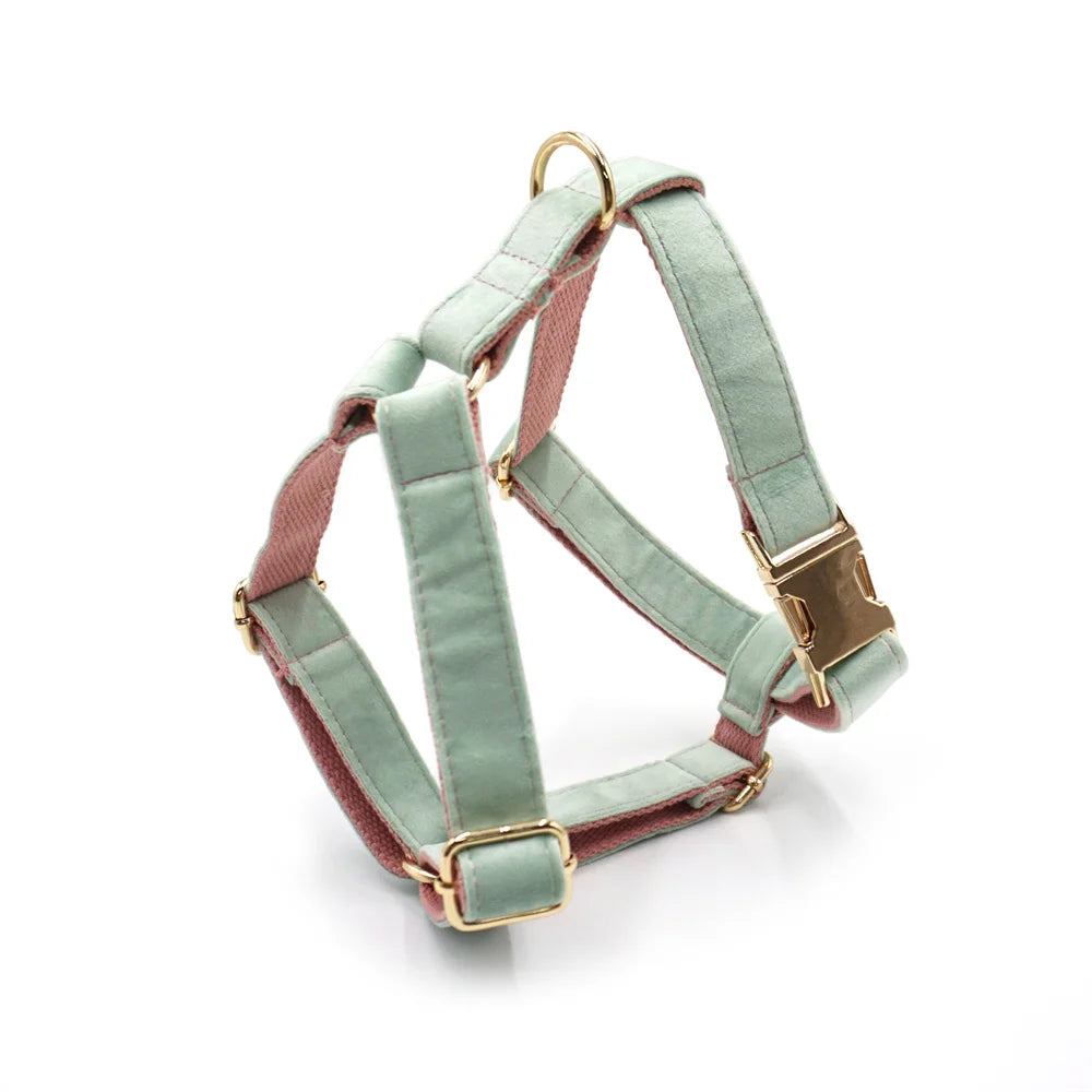 Mint Pink Velvet