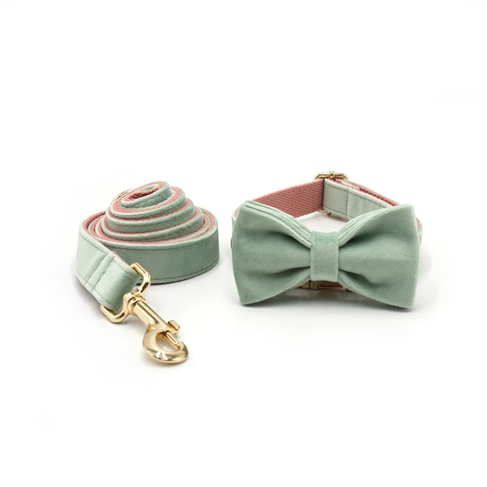 Mint Pink Velvet